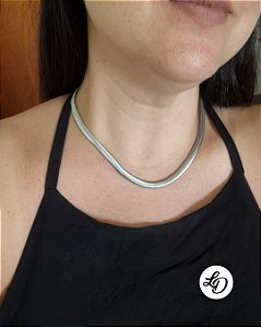 Colar aço inox FITA MALHA MALEÁVEL