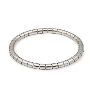 Pulseira aço inox BRACELETE BAMBU PRATA