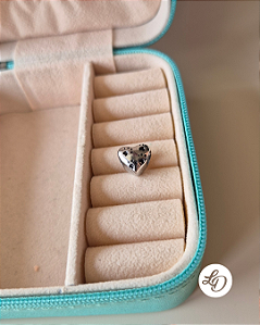 BERLOQUE CORAÇÃO PATINHA - PINGENTE EM AÇO INOX