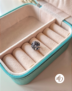 BERLOQUE SEPARADOR FLOR - PINGENTE EM AÇO INOX