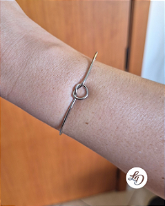 Pulseira aço inox BRACELETE SEMIABERTO NÓ