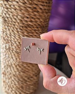 Brinco aço inox LIBELULA