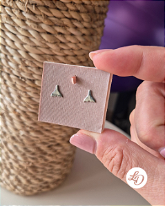 Brinco aço inox RABO BALEIA