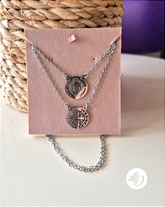 COLAR AÇO INOX ESCAPULÁRIO DE SÃO BENTO