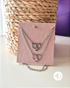 COLAR AÇO INOX ESCAPULÁRIO DE NOSSA SENHORA APARECIDA