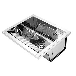 Tanque reto 63x51,5x26 alto brilho 35 l sobrepor Cod. 017051CH