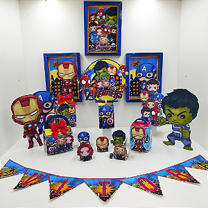 Kit só um bolinho Simples Vários Temas 30 itens