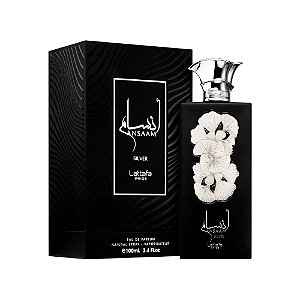 Ansaam Silver Lattafa Pride Edp - Perfume Masculino Árabe (Ref. Olfativa Azzaro Most Wanted)