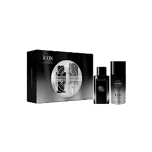 Kit Perfume The Icon Eau de Parfum 100ml e Desodorante 150ml Banderas Masculino