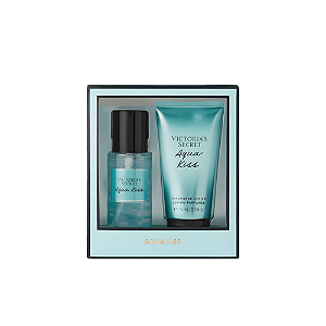 Kit Mini Loção + Splash Victoria's Secret Aqua Kiss 75ml