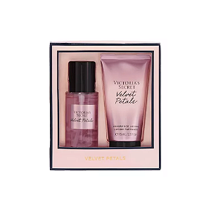 Kit Mini Loção + Splash Victoria's Secret Velvet Petals 75ml