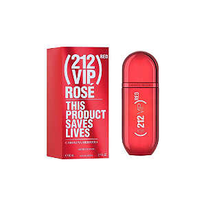 212 Vip Rosé Red Eau de Parfum Carolina Herrera - Perfume Feminino 80ml