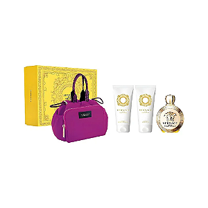 Kit Versace Eros Pour Femme - Perfume Feminino com 4 Peças