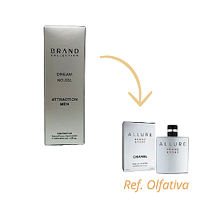 Brand Collection 001- Perfume Masculino (Ref. Olfativa Allure Homme Sport) 30ml