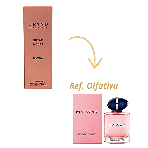 Brand Collection 188 My Way - Perfume Feminino 30ml (Ref. Olfativa My Way)