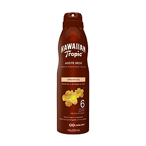 Protetor Solar em Spray Hawaiian Tropic Aceite Seco FPS 6 -  220g
