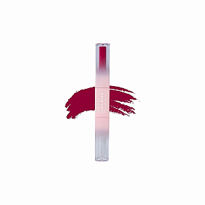 Baton líquidoJasmyne Duo com Gloss Violeta Imbatível Ultra Coat - Ruby Kisses