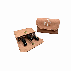 Necessarie porta até 3 decants rosê