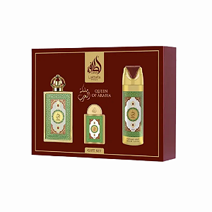 Kit 3 peças Queen Of Arabia Edp Lattafa