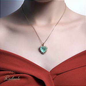 Colar Esmeralda Colombiana Fusion