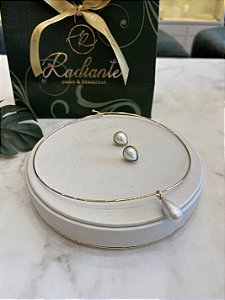Conjunto em Aro Pérolas