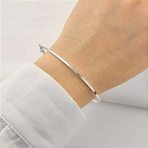 Pulseira Lisa Prata 925