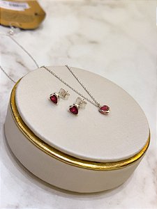 Conjuntinho Pink Coração 40cm