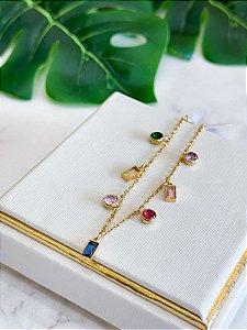 Pulseira Pedras Coloridas Ultraion