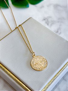 Colar Medalha São Bento