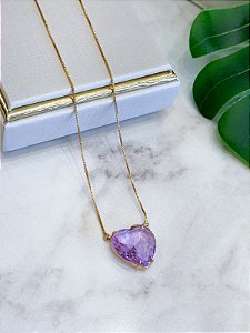 Colar Ametista Cristal