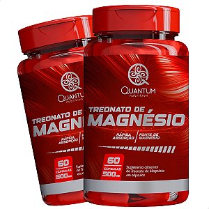 2 Potes Treonato de Magnésio Kit 120 Cáps - Quantum