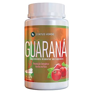 Guaraná 120 Cáps - Status Verde
