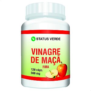 Vinagre De Maçã 120 Cáps - Status Verde