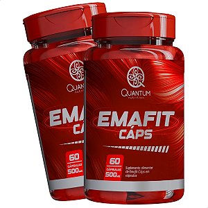 2 Potes Emafit Cáps Kit 120 Cáps - Quantum