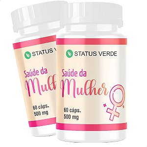 2 Potes Saúde da Mulher Kit 120 Cáps - Status Verde