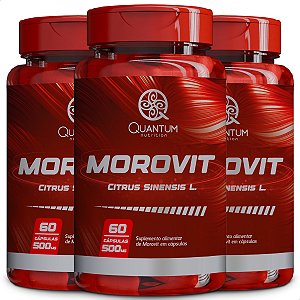 3 Potes Morovit Kit 180 Cáps - Quantum