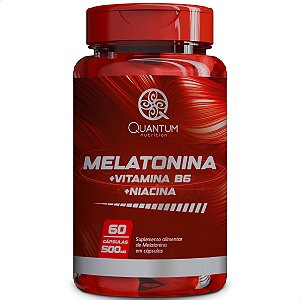 Melatonina + Vitamina B6 + Niacina 60 Cáps - Quantum