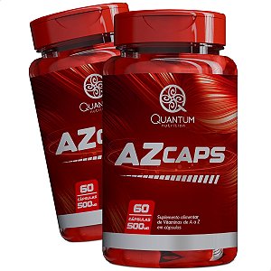 2 Potes AZ Caps Kit 120 Cáps - Quantum