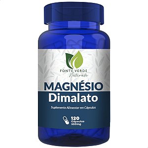 Magnésio Dimalato 120 Cáps - Fonte Verde