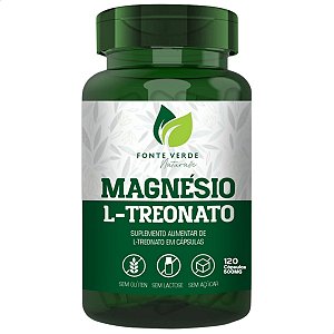 Magnésio L-Treonato 120 Cáps - Fonte Verde