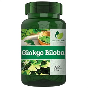 Ginkgo Biloba 120 Cáps - Fonte Verde