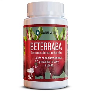 Beterraba 120 Cáps - Status Verde