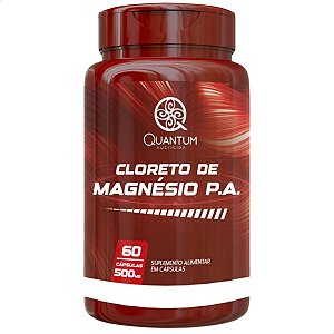 Cloreto de Magnésio P.A. 60 Cáps - Quantum