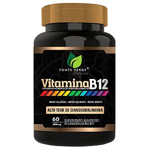 Vitamina B12 60 Cáps - Fonte Verde