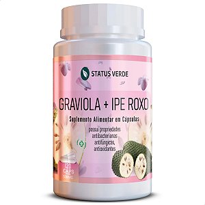 Graviola + Ipê Roxo 120 Cáps - Status Verde