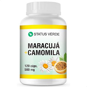 Maracuja + Camomila 120 Cáps - Status Verde