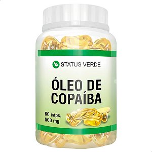 Óleo de Copaíba 60 Cáps - Status Verde