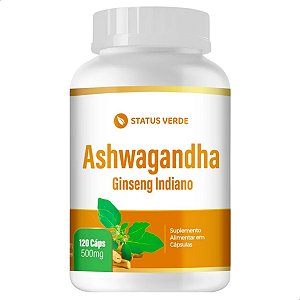 Ashwagandha 120 Cáps - Status Verde