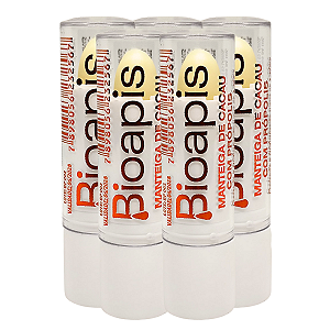 Kit 5 Manteiga De Cacau Com Própolis 3,5g - BIOAPIS