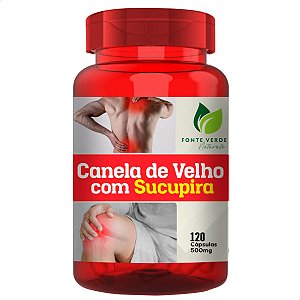 Canela de Velho com Sucupira 120 Cáps - Fonte Verde